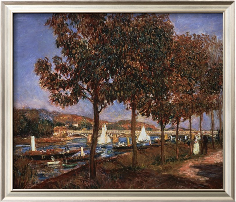Le Pont D Argenteuil - Pierre-Auguste Renoir painting on canvas